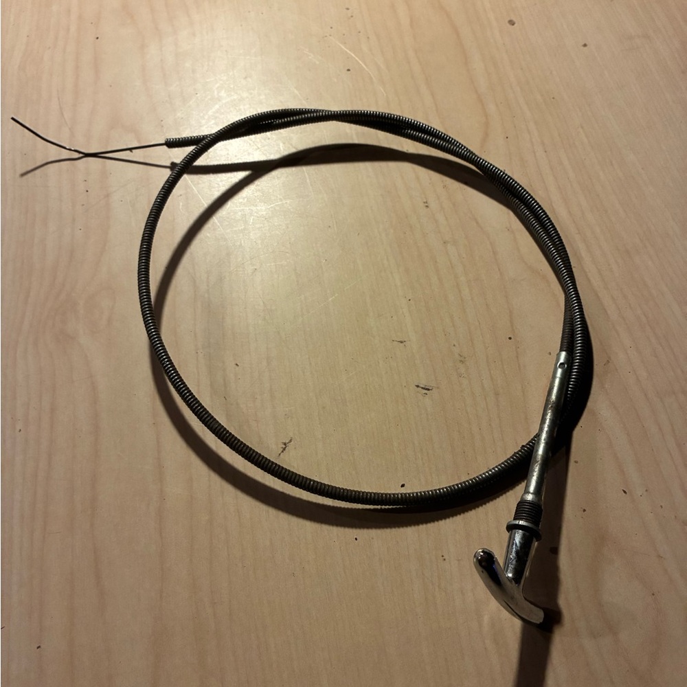 Dodge dart barracuda chrome choke cable 41 inch from 1964